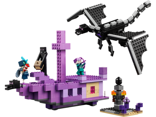 The Ender Dragon and End Ship - 21264-WS - 3 PCS per Case