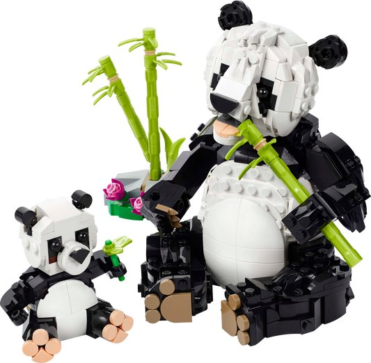 Wild Animals: Panda Family - 31165-WS - 3 PCS per Case