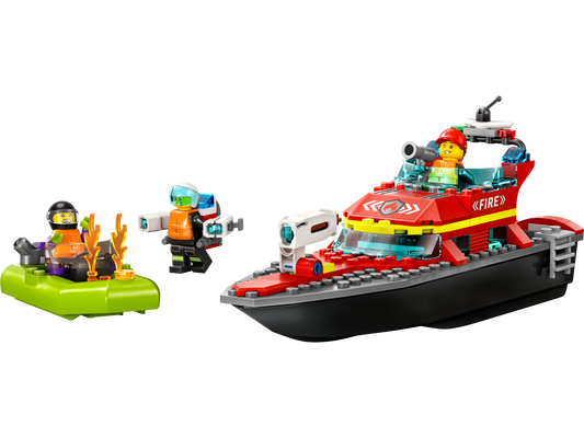 Fire Rescue Boat - 60373-WS - 6 PCS per Case