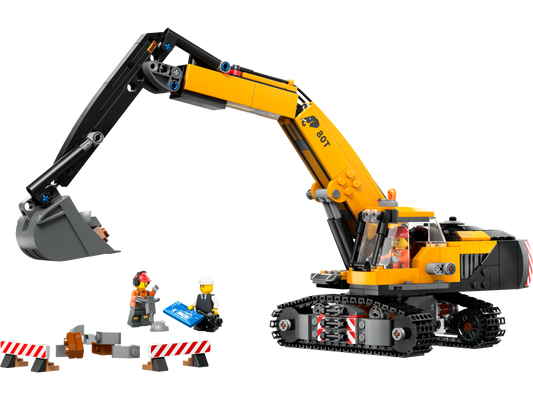 Yellow Construction Excavator - 60420-WS - 4 PCS per Case