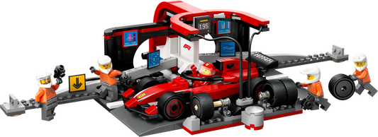 F1® Pit Stop & Pit Crew with Ferrari Car - 60443-WS - 3 PCS per Case