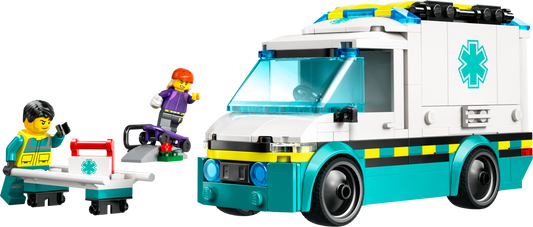 Emergency Ambulance - 60451-WS - 6 PCS per Case