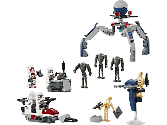 Clone Trooper™ & Battle Droid™ Battle Pack - 75372-WS - 8 PCS per Case